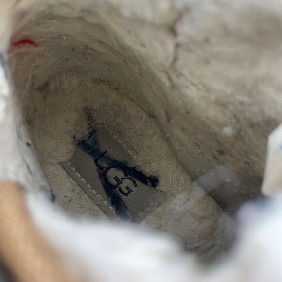 UGG Kid's Neumel Platform Suede Zip Boot Brown Suede Size 3 - Picture 9 of 10